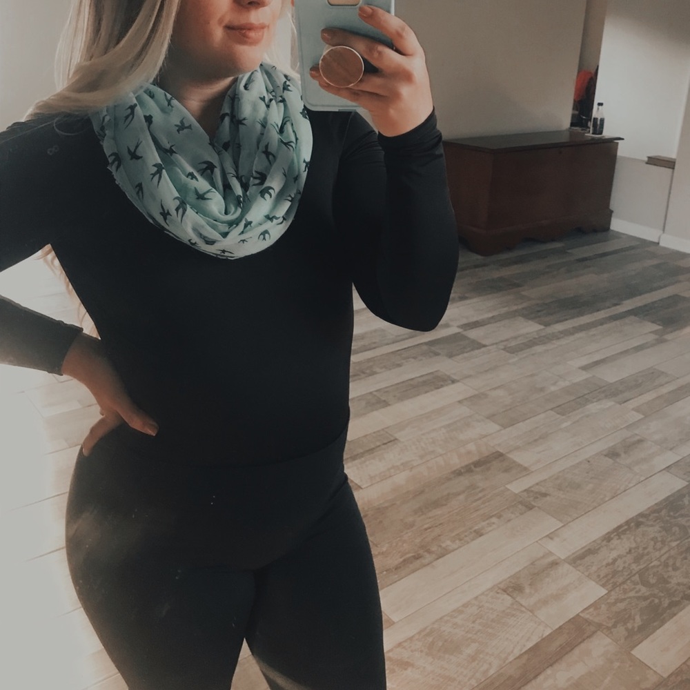 Green Boho Wrap scarf